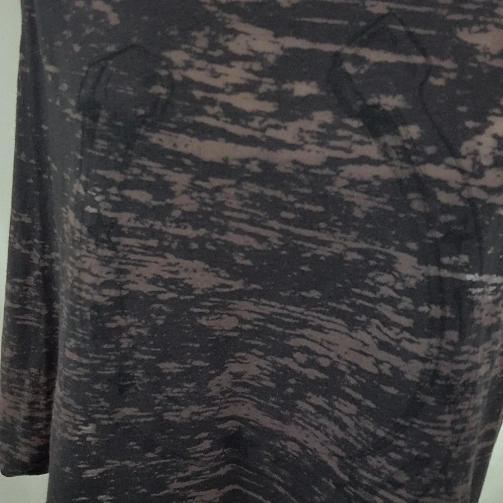 Project Social T Y2K Gray Burnout Horseshoe Graphic Muscle Tank Top Medium - Picture 3 of 7